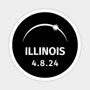 4.8.2024 Solar Eclipse Illinois Magnet